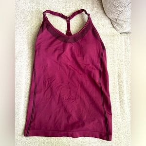 Nursing workout top with built in bra